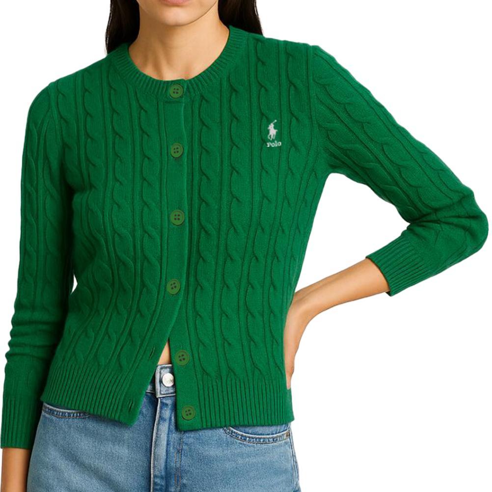 POLO SPORT - 70.8001.44 Ladies Cardigan - Green