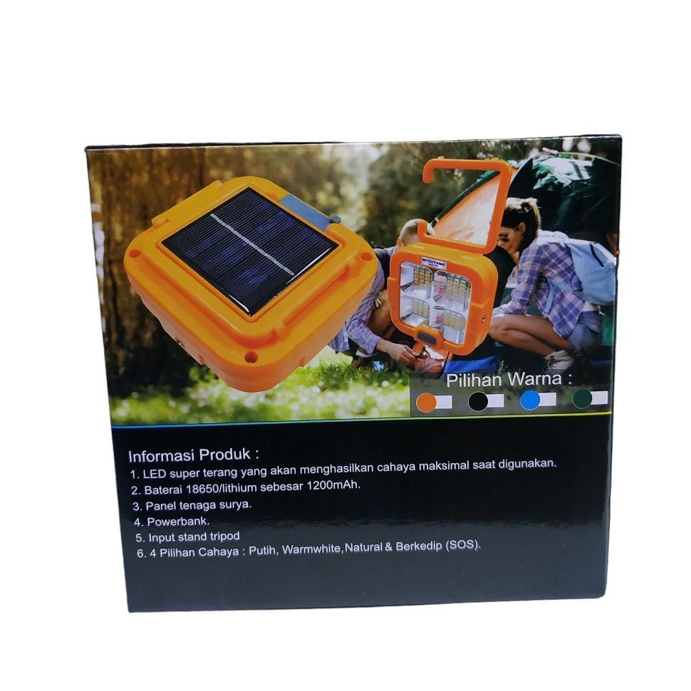 Lampu LED Emergency Tenaga Surya 20w Mitsuyama MS-511 Lampu emergency