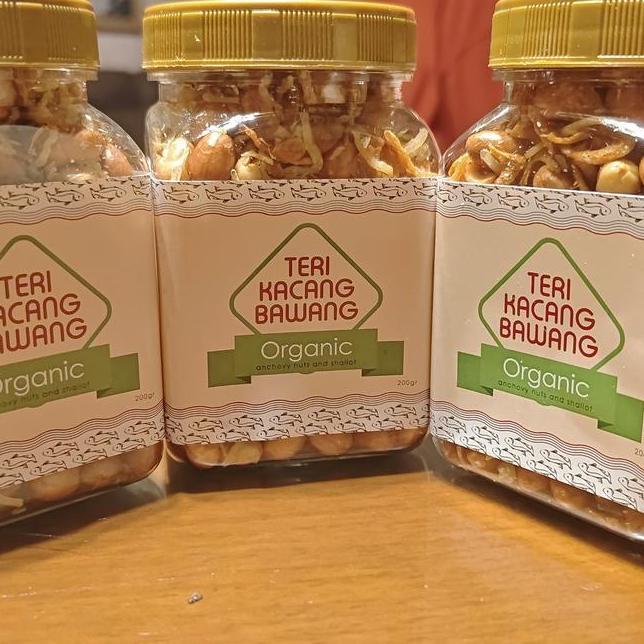 Teri Kacang Organic Mama Ella Camilan Sehat Teri Medan Snas Kacang Goreng Bawang Goreng Bawang Merah