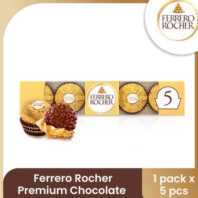 Ferrero Rocher Chocolate Isi 5Pcs