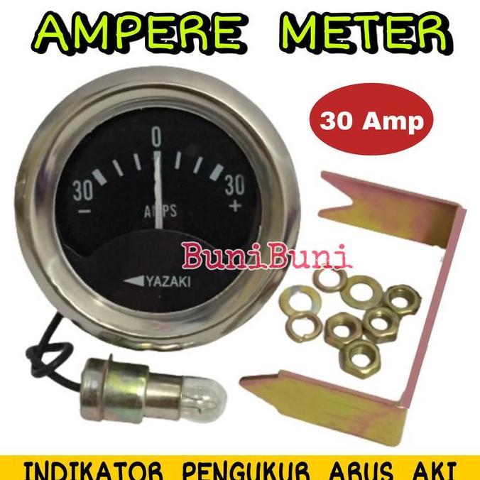 Zapafirt56 - Ampere Meter Dc - Pengukur Arus Aki Mobil & Cas Universal