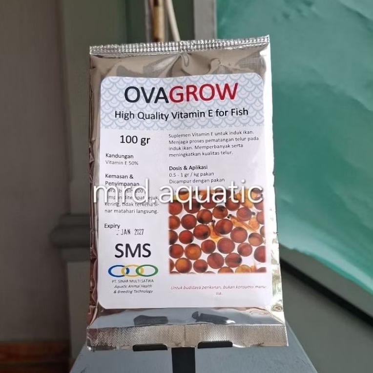 Ovagrow Vitamin E Penyubur Telur Ikan 100Gr