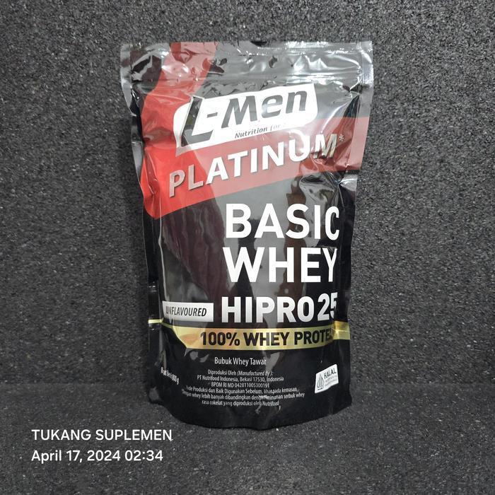 L-Men Platinum Basic Whey Protein HiPro25 800gr 800 gr Unflavoured