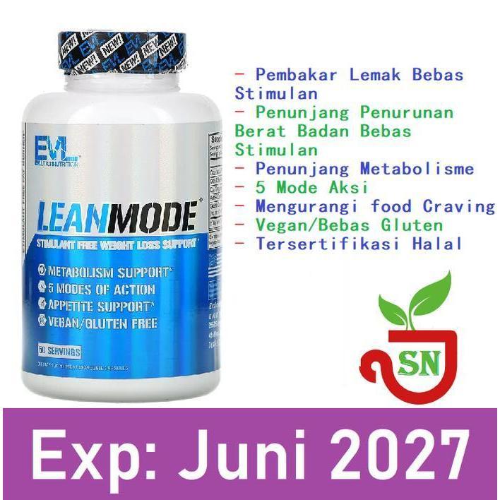 EVLution Nutrition, LeanMode, 150 Veggie Capsules, Fat Burner Langsing