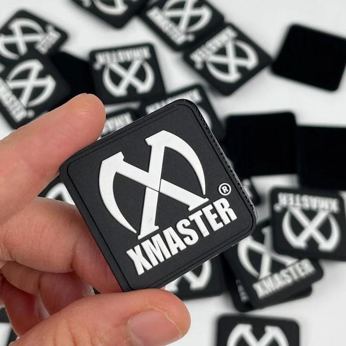 Xmaster Patch Rubber/Pvc 3D Sticker Crossfit Nobull, Fitness Strength Gym Powerlifting Rogue Eleiko