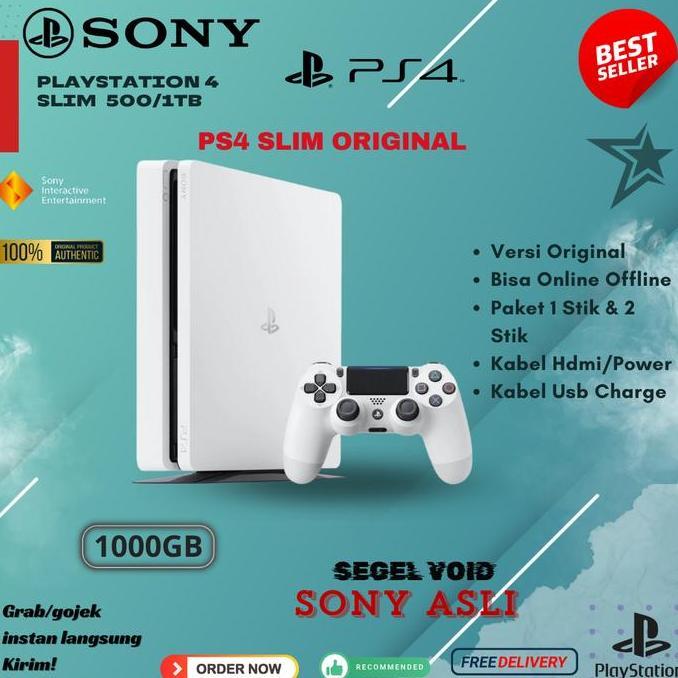 Sony Ps4 Slim Playstation 4 Slim 500-1Tb Original