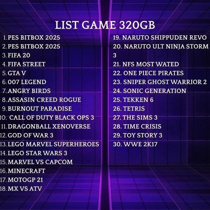 PS3 Super Slim Playstation 3 500GB | 1 TB Full Game