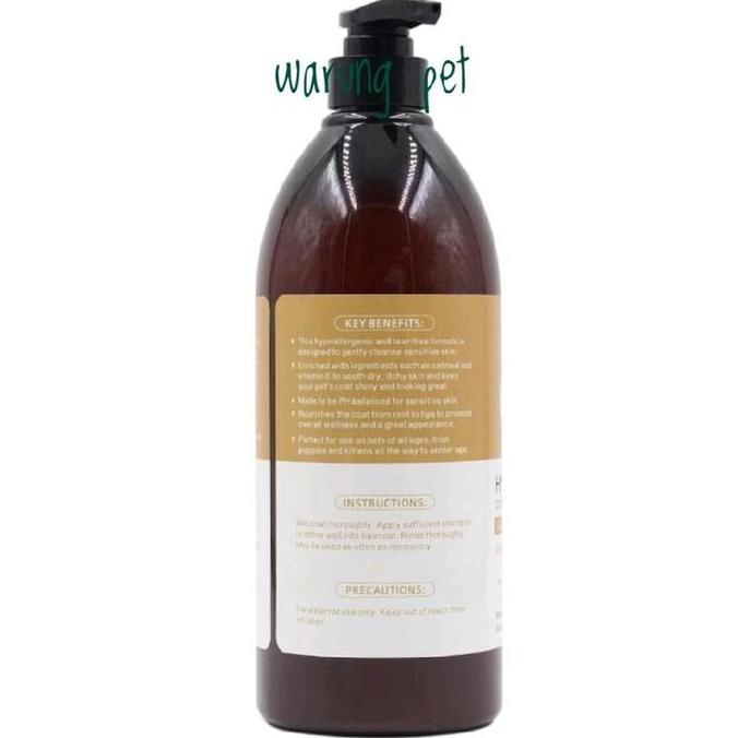 Promo Orgo Hypoallergenic Oatmeal Dog Shampoo 1000Ml - Shampoo Anjing Ultima Hypoallergenic Dog Sham