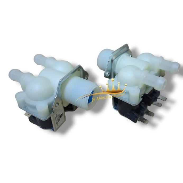Ready Selenoid Water Inlet Valve 2 Inlet Mesin Cuci Panasonic Front Loading - Selenoid Mesin Cuci Pa