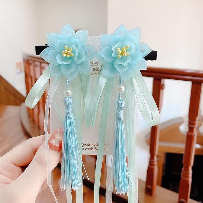 HPM-04 Jepit Rambut Anak Anak Hanfu Hairpin Bunga Dinasti Aksesoris rambut murah