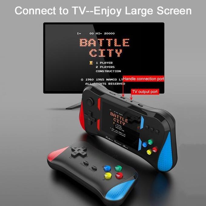 GAMEBOY X7M Handheld Game Console 1/2 Pemain 500 Game Retro SUP Dual Konsol Stick game console
