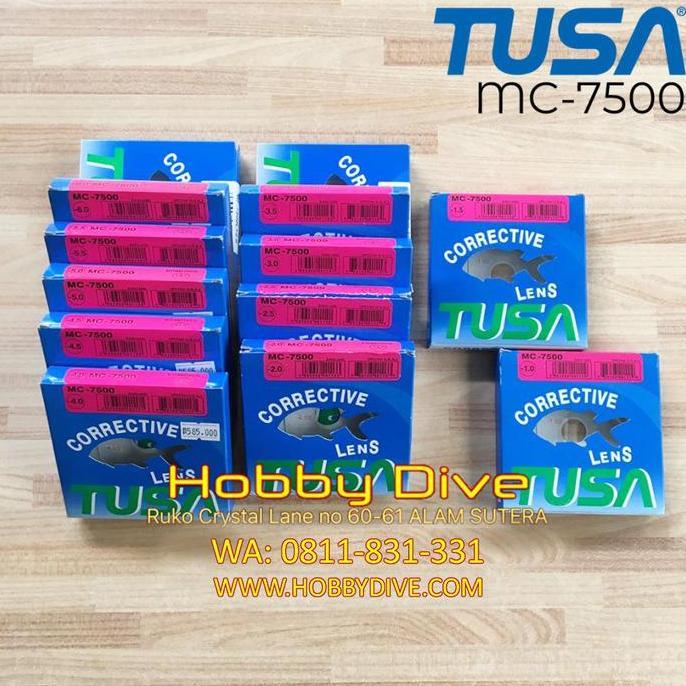 Murah Tusa Lens Corrective Short-Sighted MC-7500 Accessories Diving Snorkel Non COD