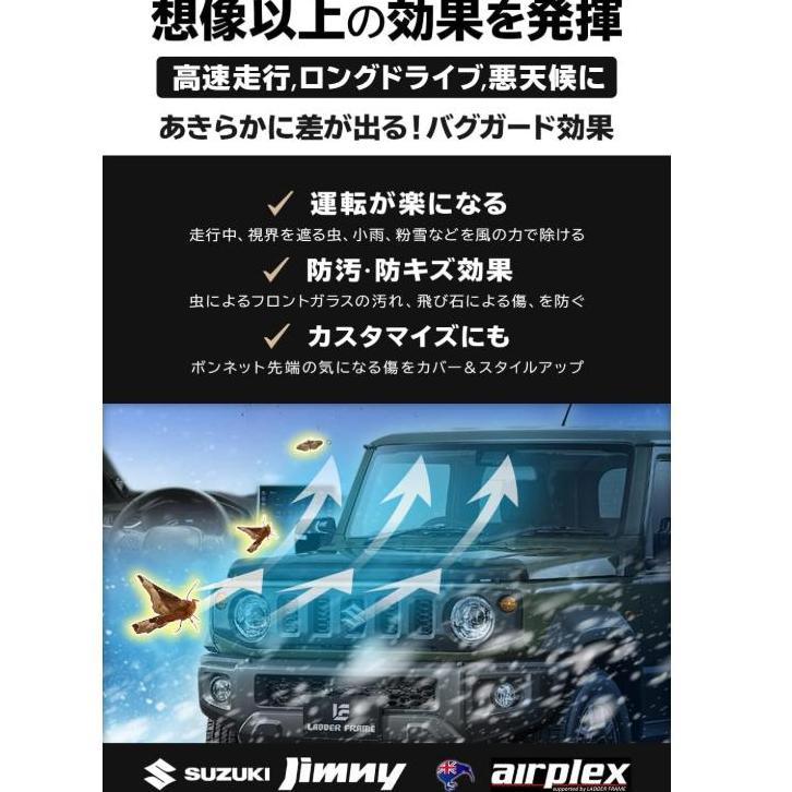 Murah Airplex Bug Guard Suzuki Jimny Jb74 3Pintu 2019Jc74 5Pintu Original Made In New Zealand Bonnet