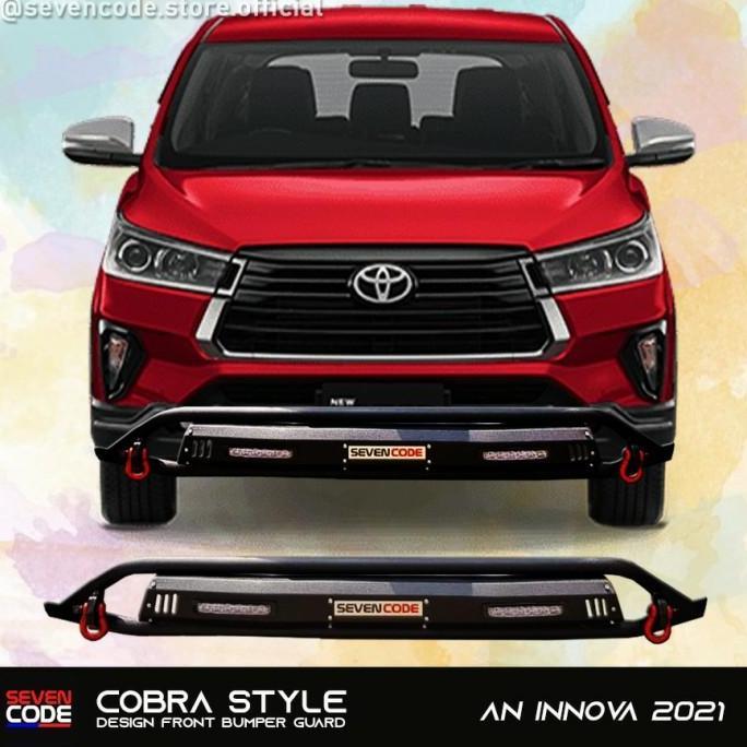 Front Bumper Guard Tanduk Depan Innova Reborn 2021 Cobra Sevene Terbatas