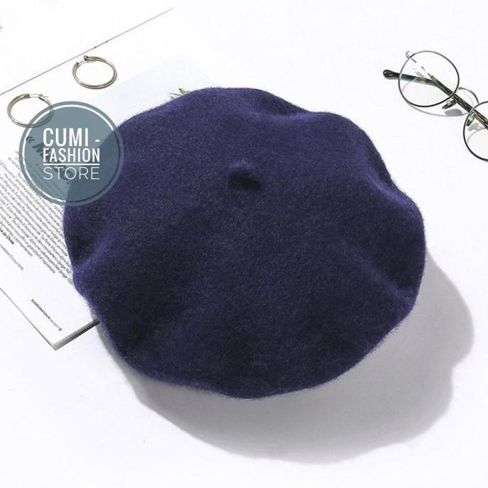 Topi Klasik Topi Baret Topi Pelukis Wanita Topi Seniman Import