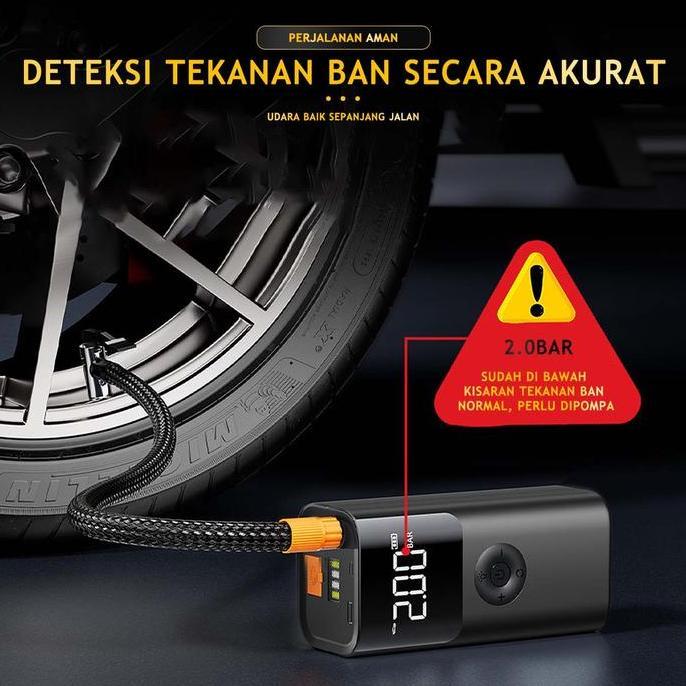 Grosir 4-In-1 Starter Mobil Portabel Jumper Aki Multifungsi 12V Untuk Mobil Dan Motor, Kompresor Ban