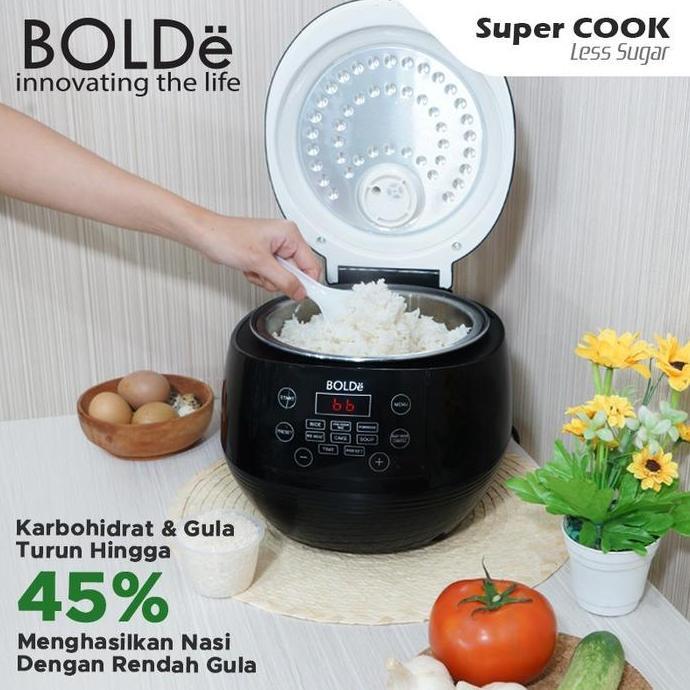 rice cooker BOLDe digital Super Cook low Sugar low carbo BOLDE