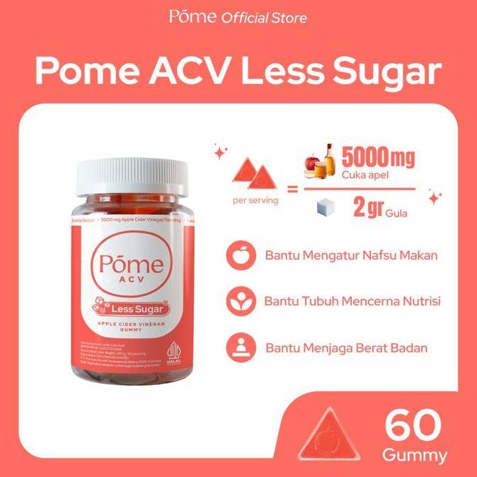 Pome Acv Less Sugar - Gummy Cuka Apel