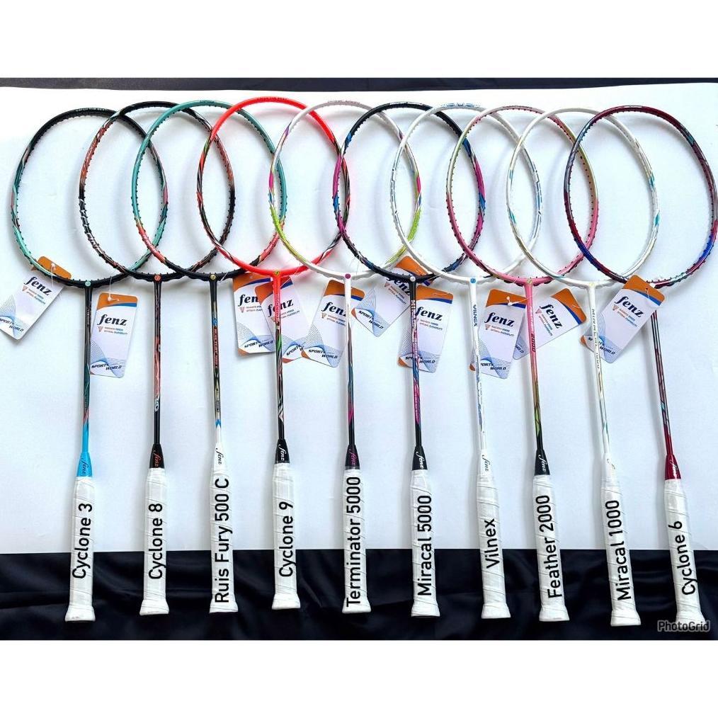 Raket Badminton Carbon FENZ Tarikan sampai 32 Lbs