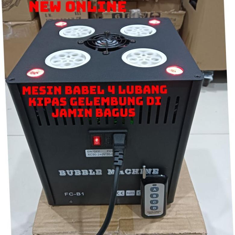 MESIN BABEL 4 KIPAS LOBANG GELEMBUNG MODEL TERBARU