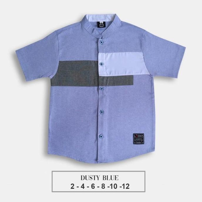 New- baju Koko kemeja anak Oxford