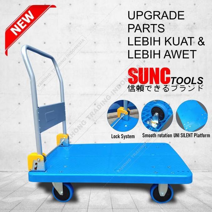 Troli Lipat Plastik Trolli Barang Trolley Serbaguna 400Kg Sunc Tools