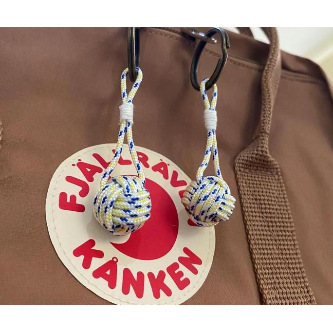 Gantungan Kunci Monkey Fist Nautical Knot Keyring