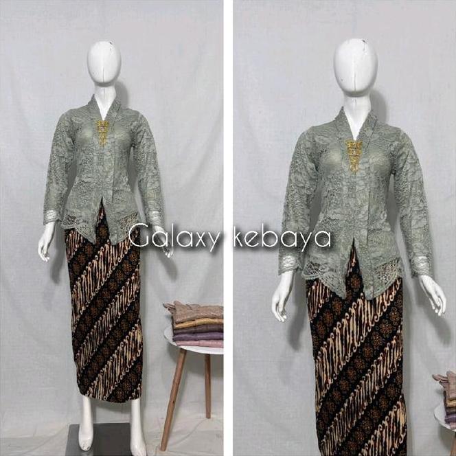 Kebaya Kartini Pendek Kebaya Brokat Kebaya Slimfitkebaya Wisuda Baju Dress Kondangan Atasan Mewah Wa