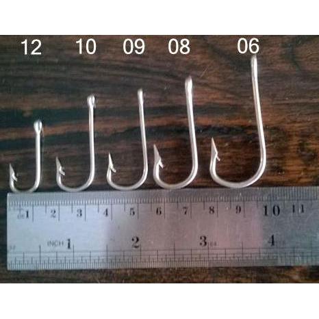 Mata Kail Stainless No 05 batang panjang Per 100 Matakail Terlaris