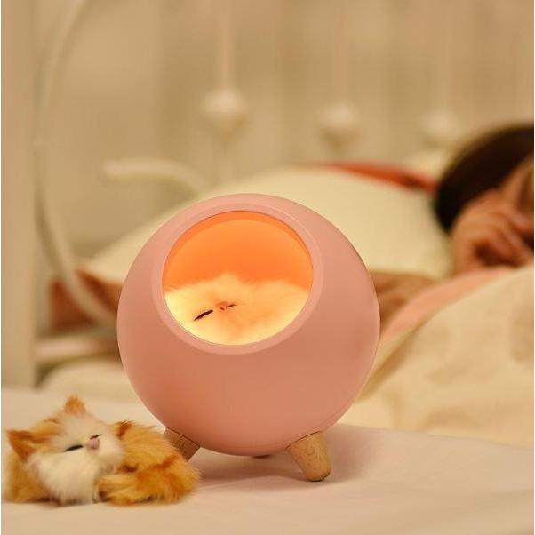 LAMPU KUCING LAMPU TIDUR LAMPU HIAS LAMPU MEJA [CAS] KANDANG KUCING H