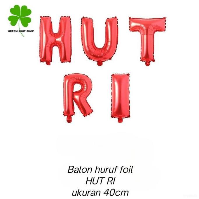 New- Balon foil HUT RI / balon dirgahayu RI