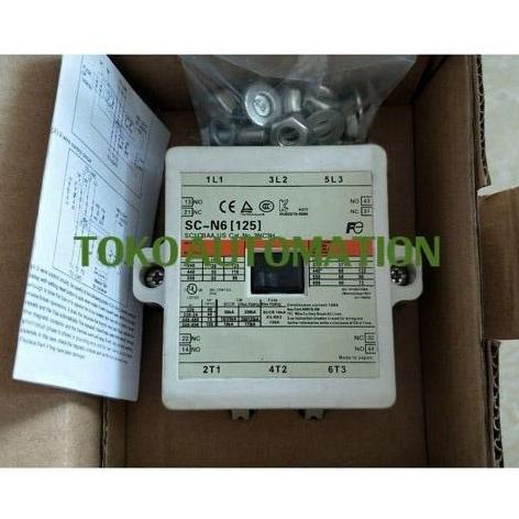 Promo SC-N6 SCN6 SC-6N SCN-6 125A 220V Magnetic Contactor PX33 Diskon