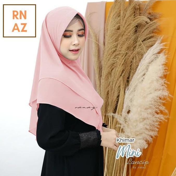 Promo Hijab Instan Lancip Syari Khimar Ceruti Pet Antem - Ranaz.Id Cod