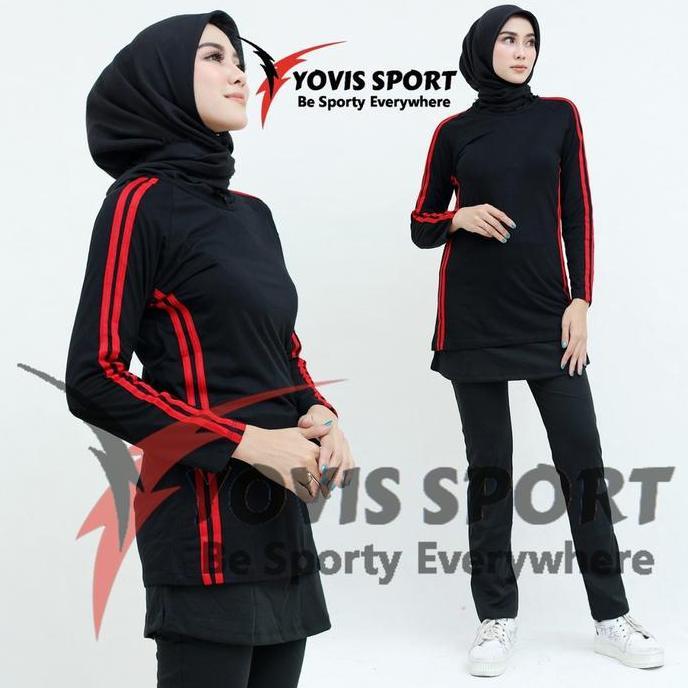 Promo Yovis Sport - Setelan Rok Olahraga Wanita Cod