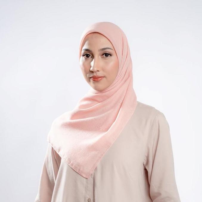 Promo Zoya Kayla  Scarf - Kerudung Hijab Segi Empat Polos - Bahan Poly Cotton Ukuran 110X110 Cod