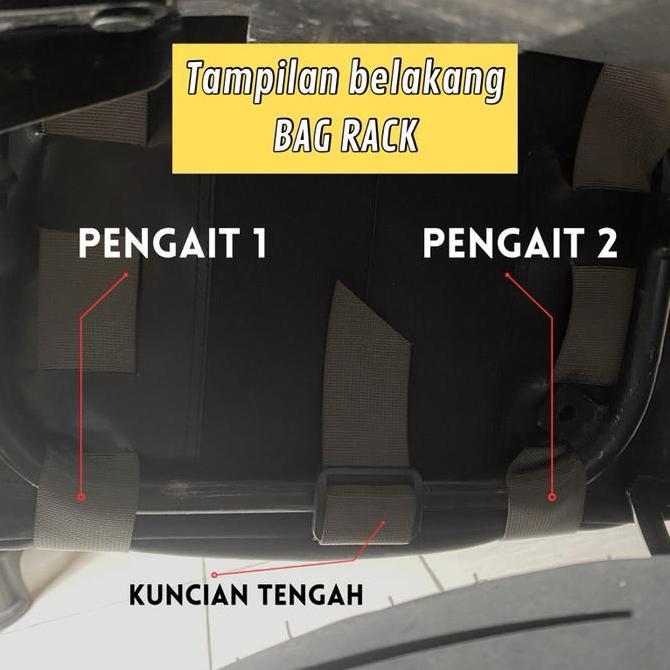 Tas Belakang Touring Motor Inztamoto 20L, Sidebag Touring Xsr, Wr155, Kawasaki #Gratisongkir Premium