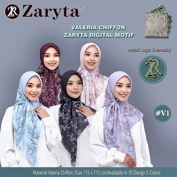 Promo Promo Dapat 2 Box Exlusive Hempers Hijab Voal Motif Zartya Box || Paket Zaryta Box Digital Sto