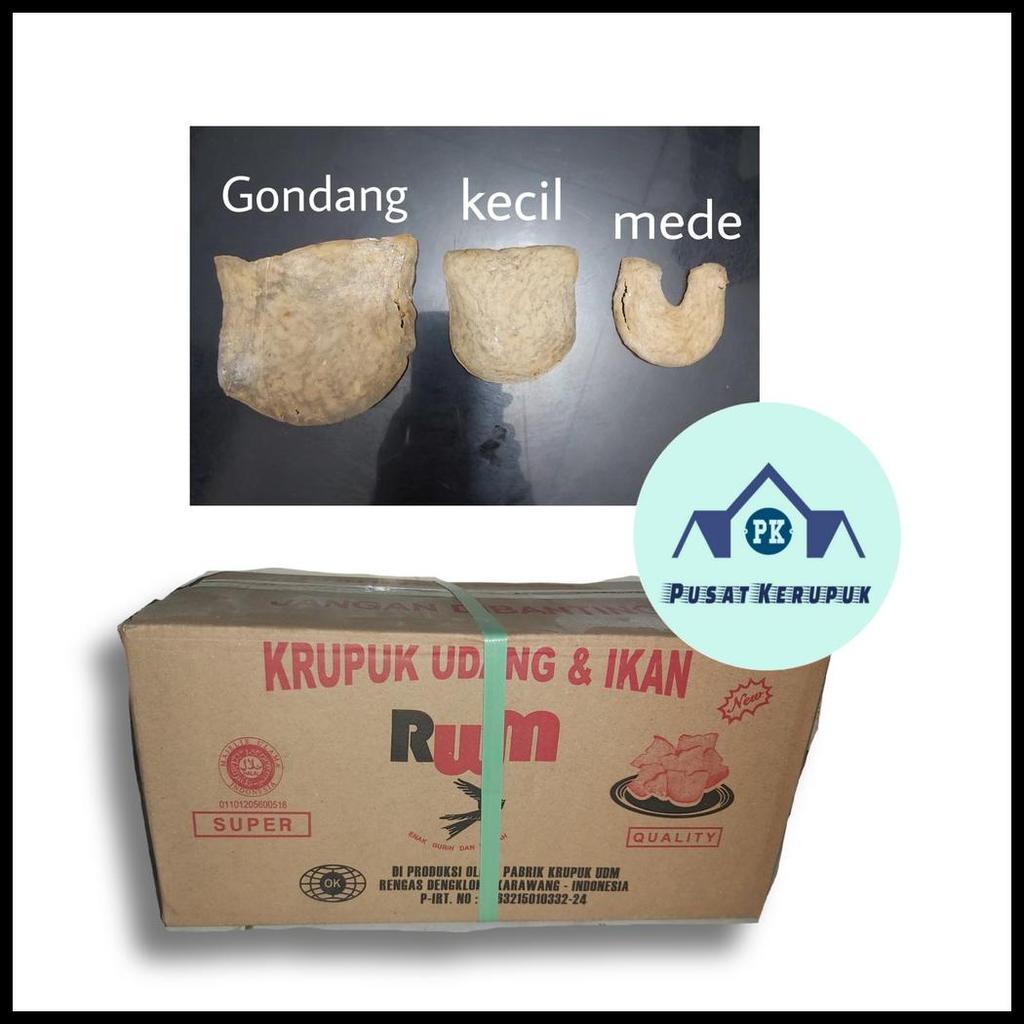 KERUPUK UDANG RWM/KRUPUK UDANG RWM/KERIPIK UDANG RWM MENTAH 5 KG/DUS
