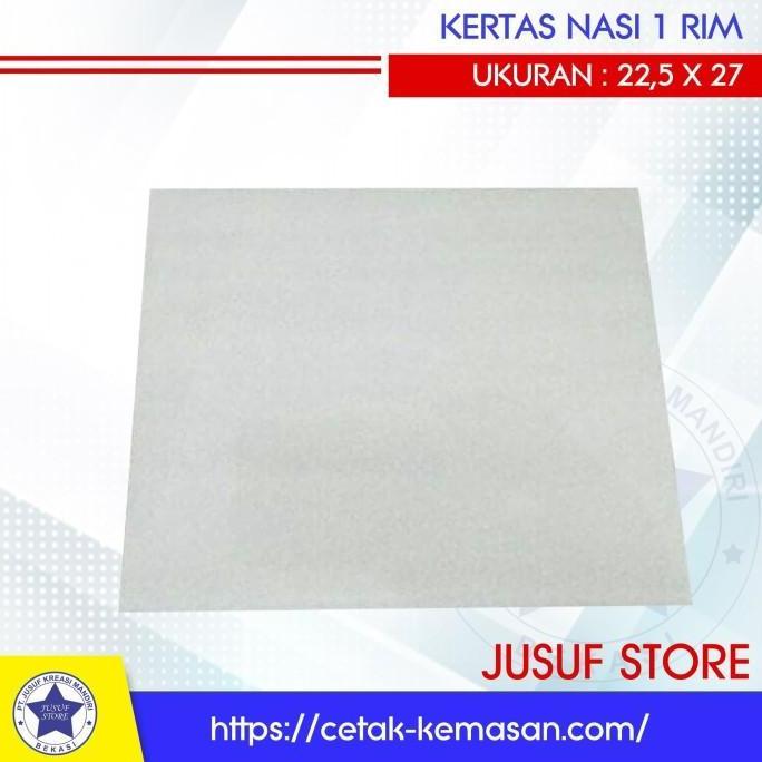 New- Kertas nasi KFC 22,5x27cm @100lbr