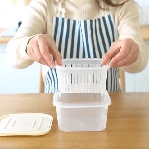 New- KOTAK FRESH SARINGAN SAYURAN | BOX TEMPAT TIRISAN BAWANG/BUAH/SAYUR