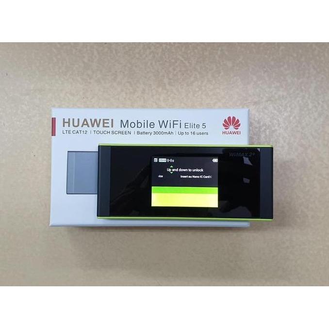 Huawei MiFi Modem 4G Elite 5 Portable Mifi Touchscreen Support NFC Terlaris