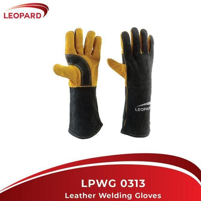 @#@#@#] SARUNG TANGAN LEOPARD LEATHER WELDING GLOVE 16'' LPWG 0313