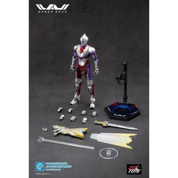 Zd Toys Ultraman Light-Up Series - Tiga Suit Ultraman