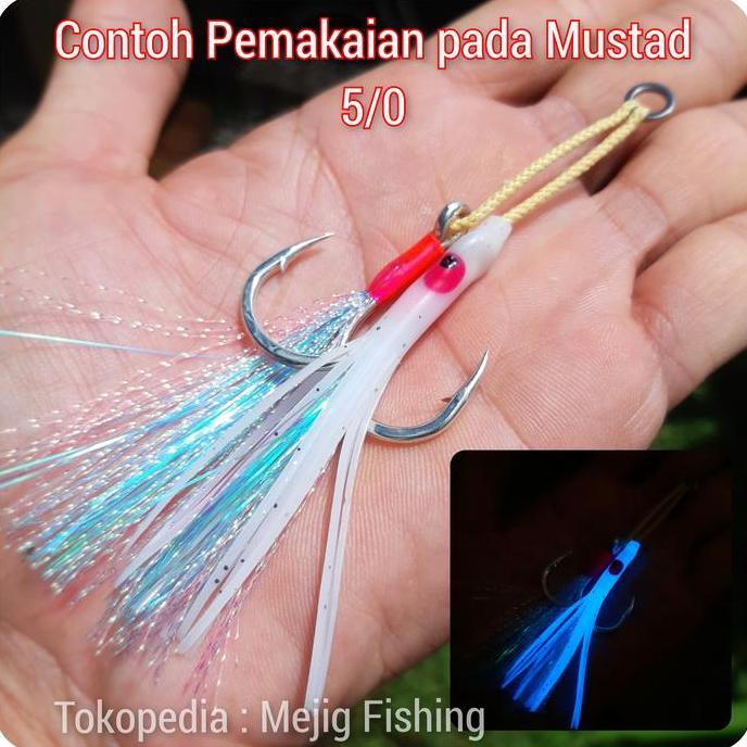 Umpan Cumi Karet GID Softlure Rubber Squid Octopus Utk Assist Hook Jig