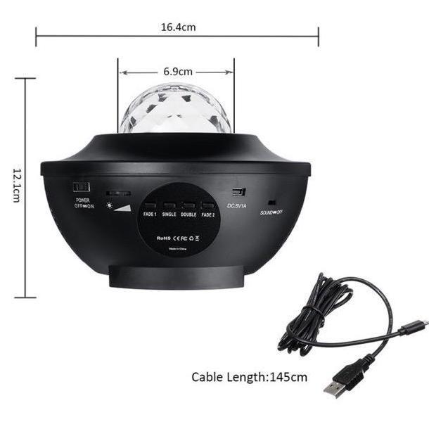 Lampu proyektor bintang angkasa / star projector / Nebula speaker / lampu proyektor bintang PEM