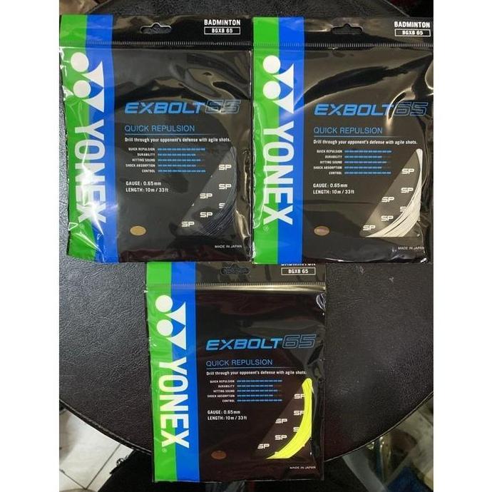 SENAR BADMINTON RAKET YONEX EXBOLT 65 ASLI Terlaris