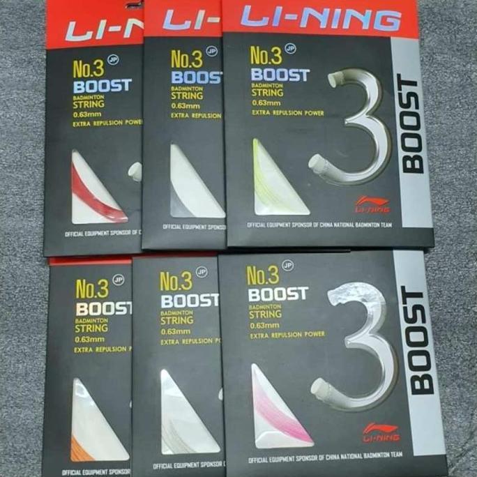 SENAR RAKET / SENAR BADMINTON LINING NO 3 BOOST ASLI ORIGINAL LINING Terlaris