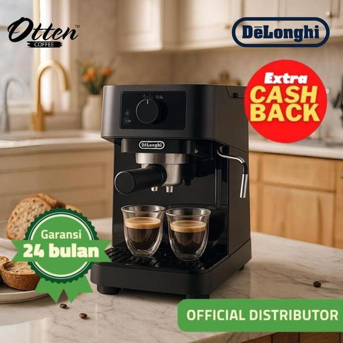 Terlaris Delonghi - Espresso Machine Stilosa Ec230.Bk - Mesin Kopi Espresso