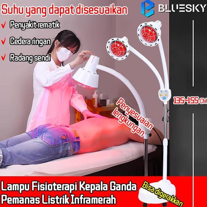 Lampu Fisioterapi Kepala Ganda Pemanas Listrik Inframerah