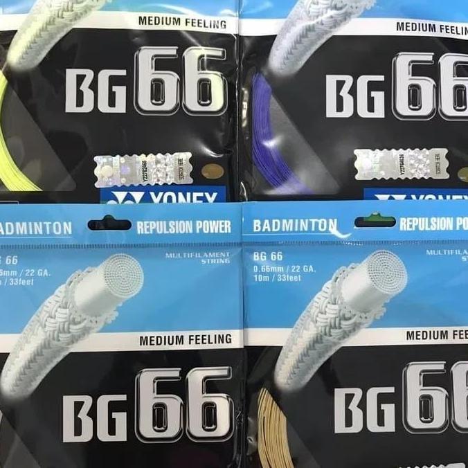 SENAR BADMINTON BG 66 - SENAR BG66 YONEX ORIGINAL SUNRISE KODE SP Terlaris